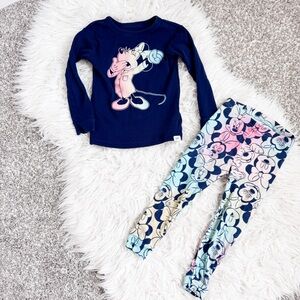 Baby Gap Disney Minnie Mouse Pajama Set 2 Piece Girls 3T